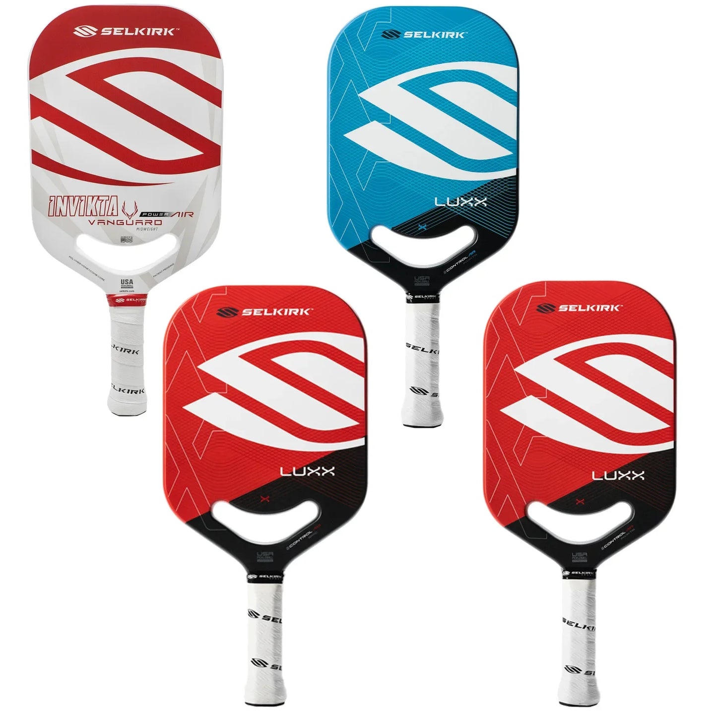 Selkirk Pickleball Paddles - Halo, Luxx, Vanguard