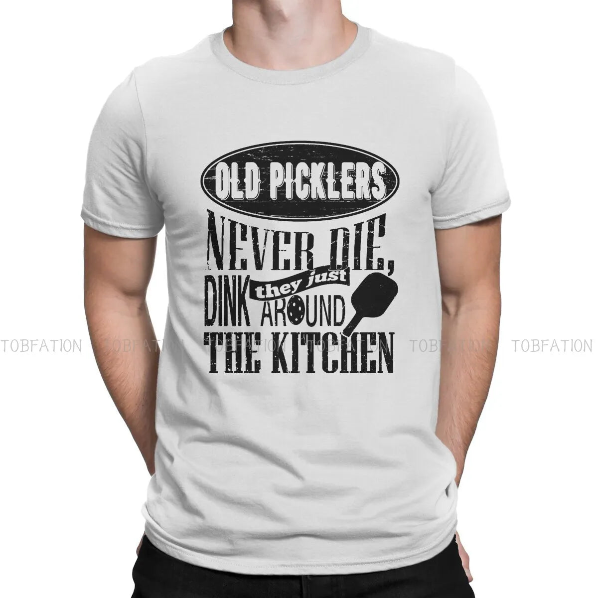 Old Picklers Never Die Pickleball T-Shirt