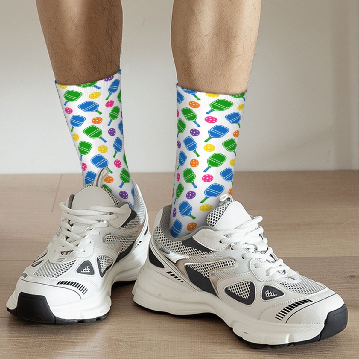 Pickleball Rackets Balls Crew Socks