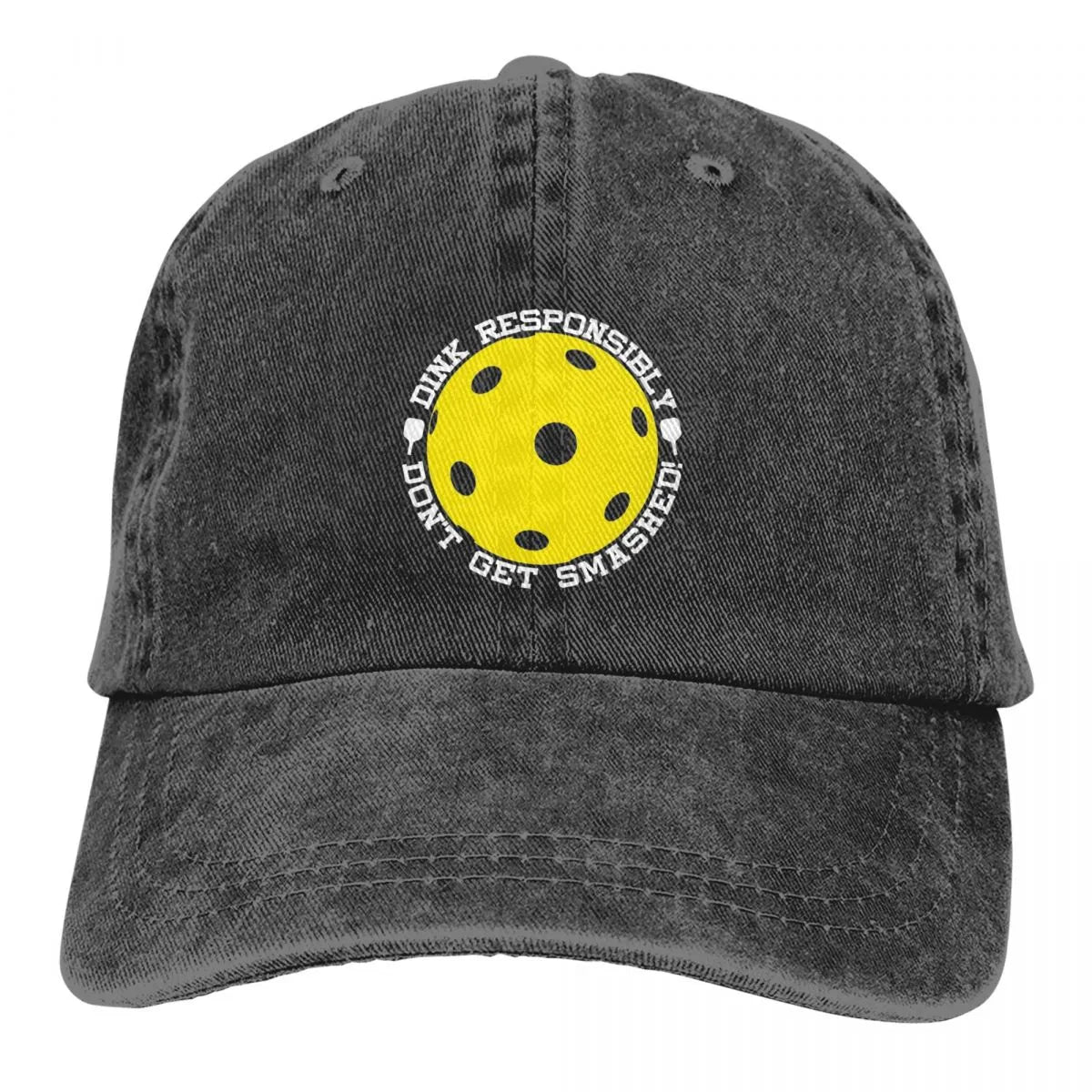 Dink Responsibly Pickleball Baseball Cap