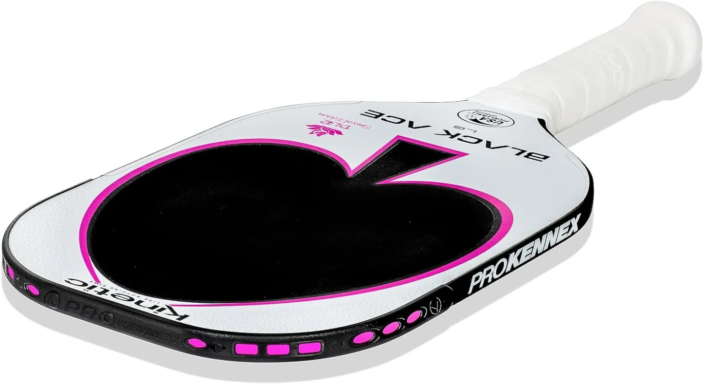 ProKennex Black Ace LG - Pickleball Paddle with Toray 700 Carbon Fiber Face - Comfort Pro Grip - USAPA Approved