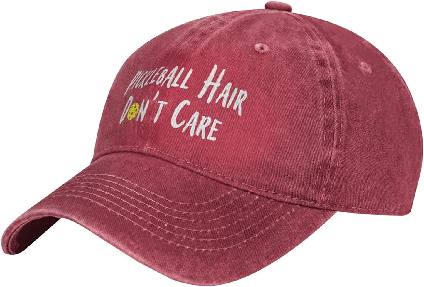 Pickleball Hair Don't Care Adjustable Hat