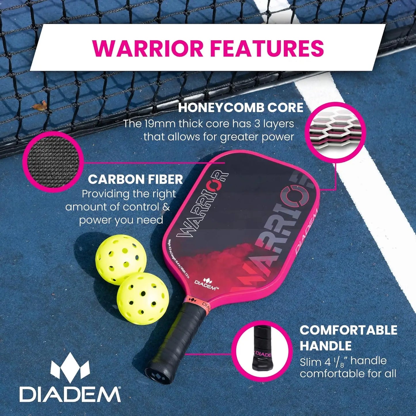 Diadem Warrior Pickleball Paddle