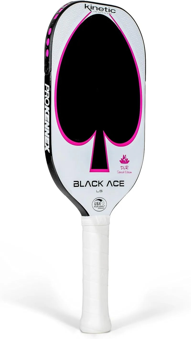 ProKennex Black Ace LG - Pickleball Paddle with Toray 700 Carbon Fiber Face - Comfort Pro Grip - USAPA Approved