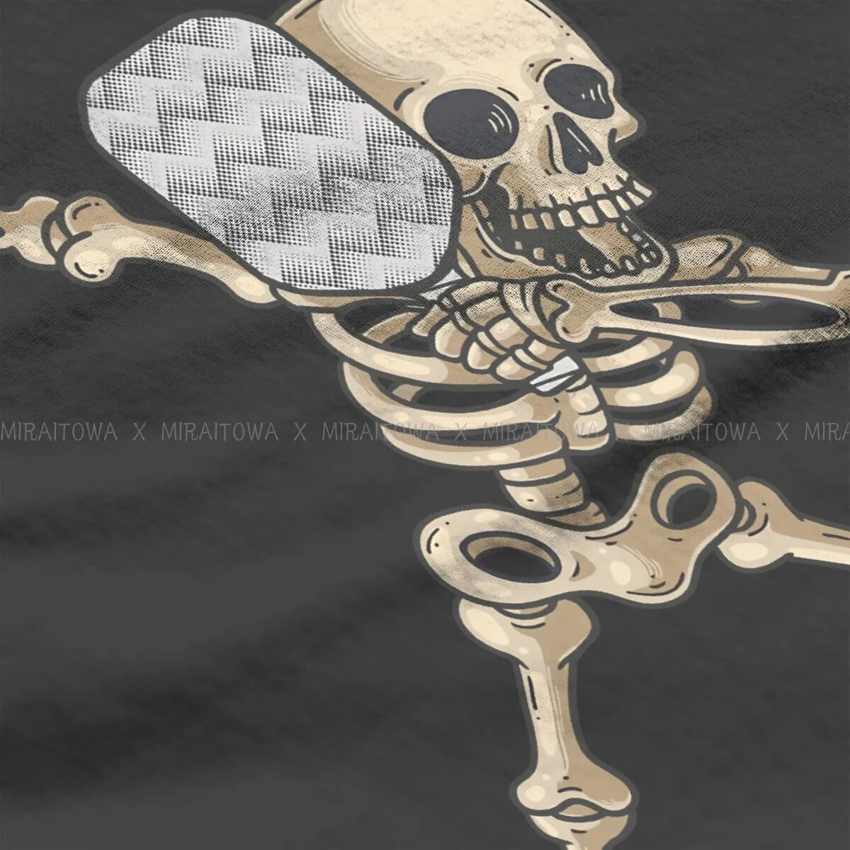 Pickleball Dabbing Skeleton T-Shirt