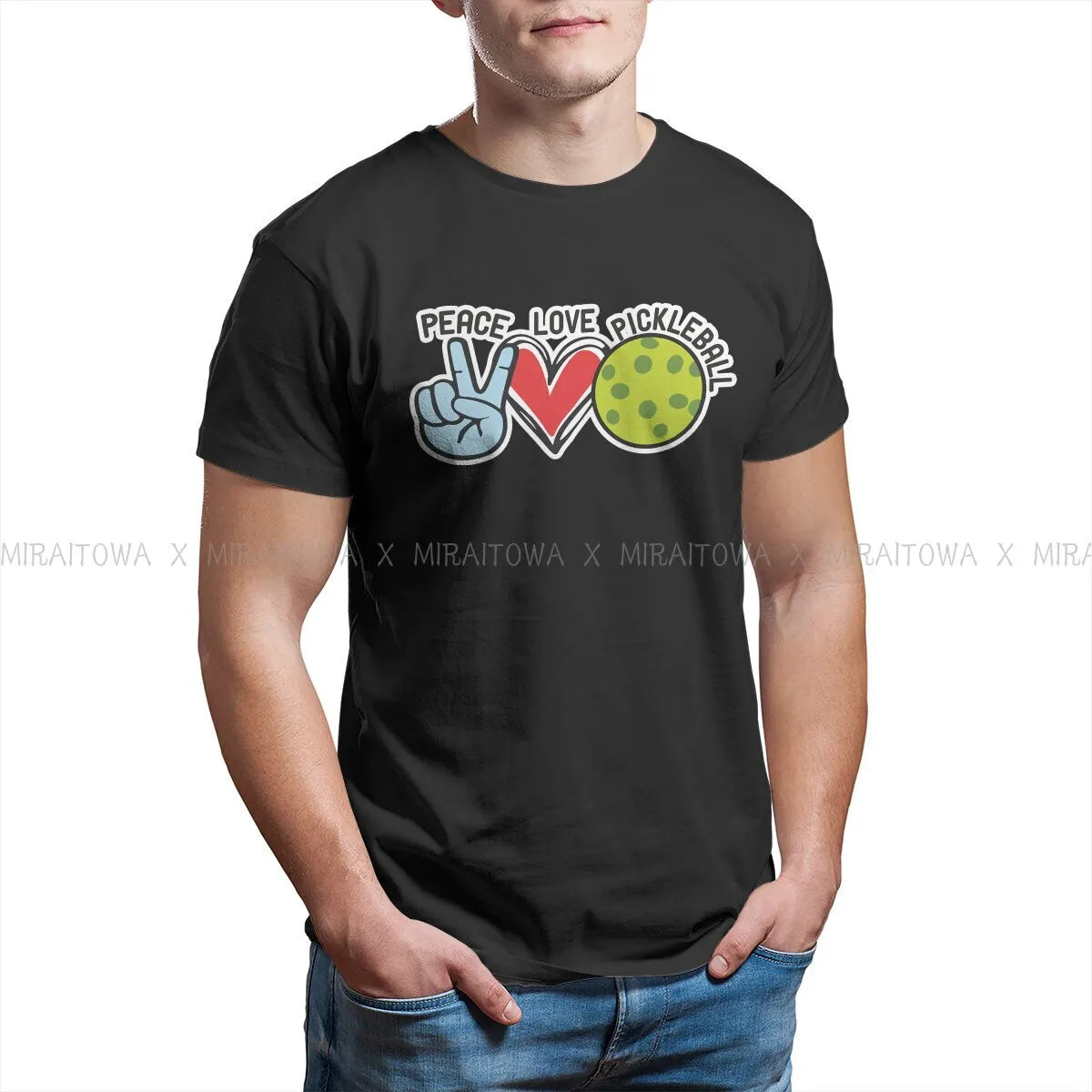 Peace Love Pickleball T-Shirt